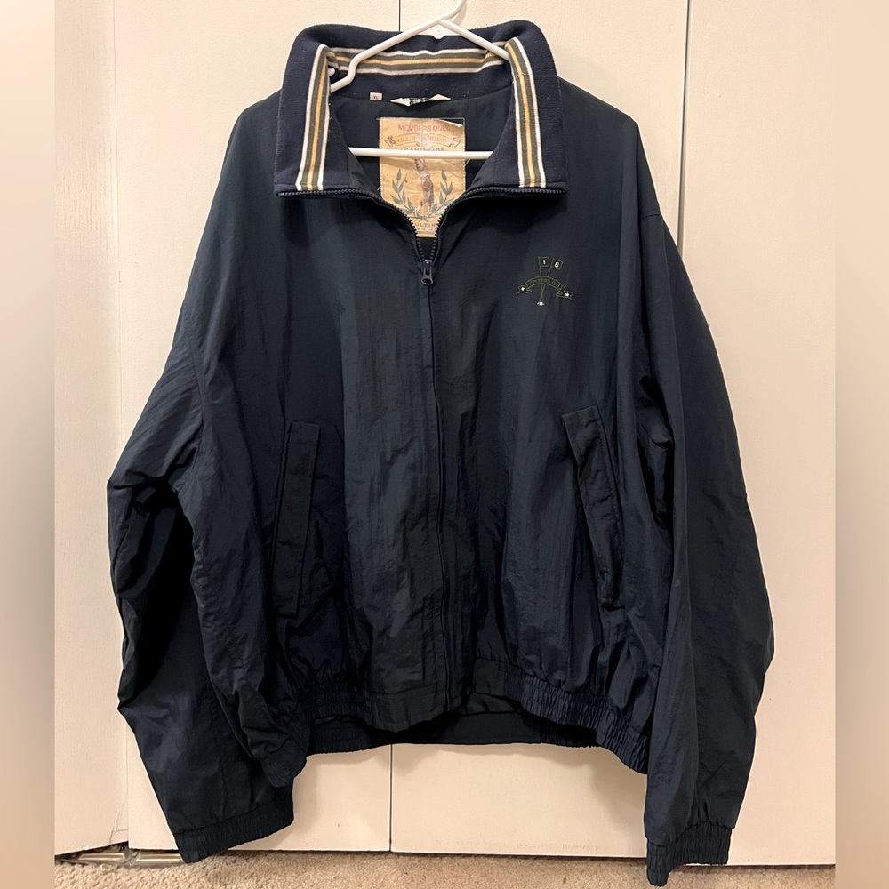 Members Only Jacket Club House Traditions Retro 80s 90s Style Embroidered Golf